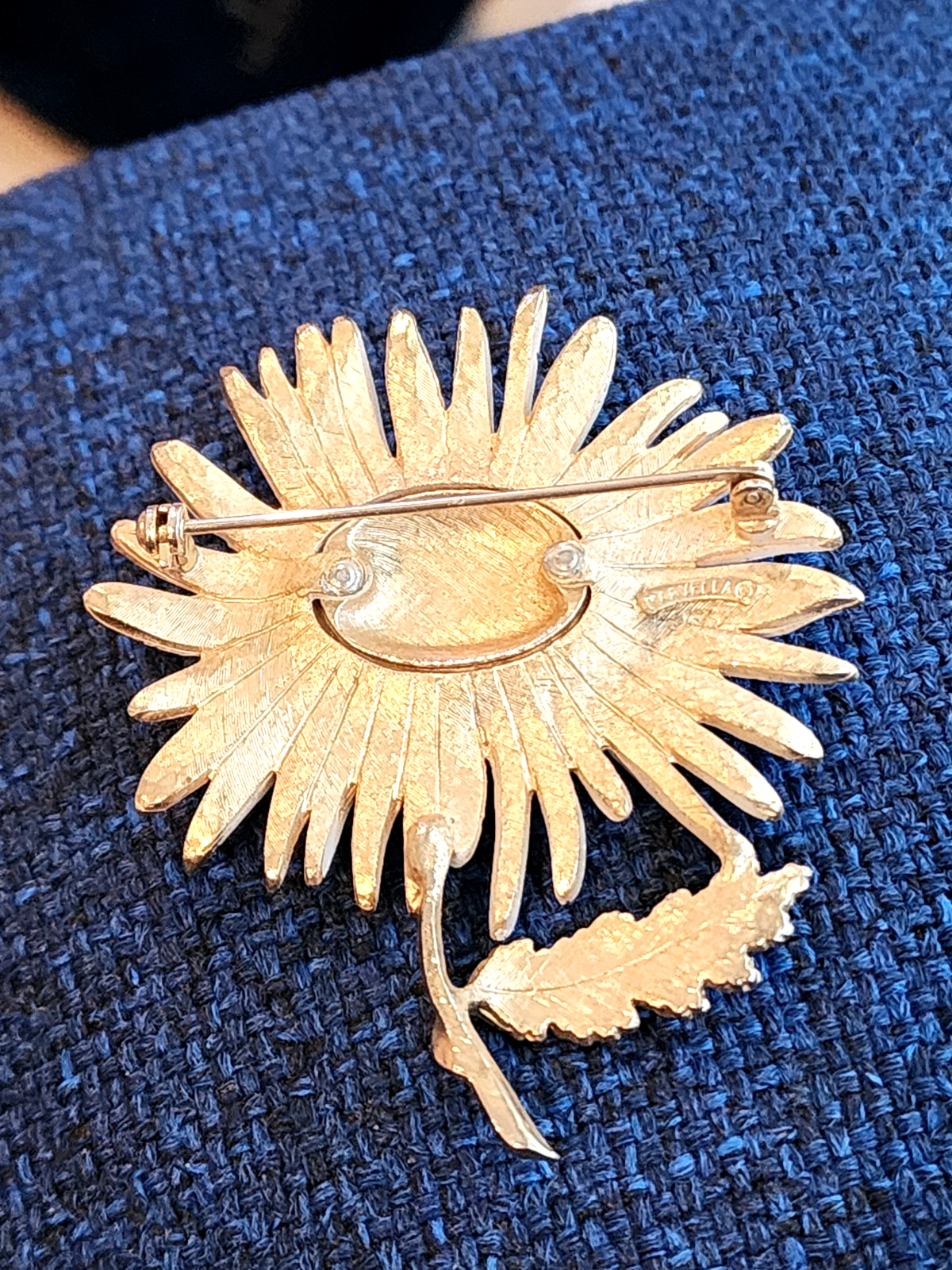 Signed Marvella Daisy Brooch Pin