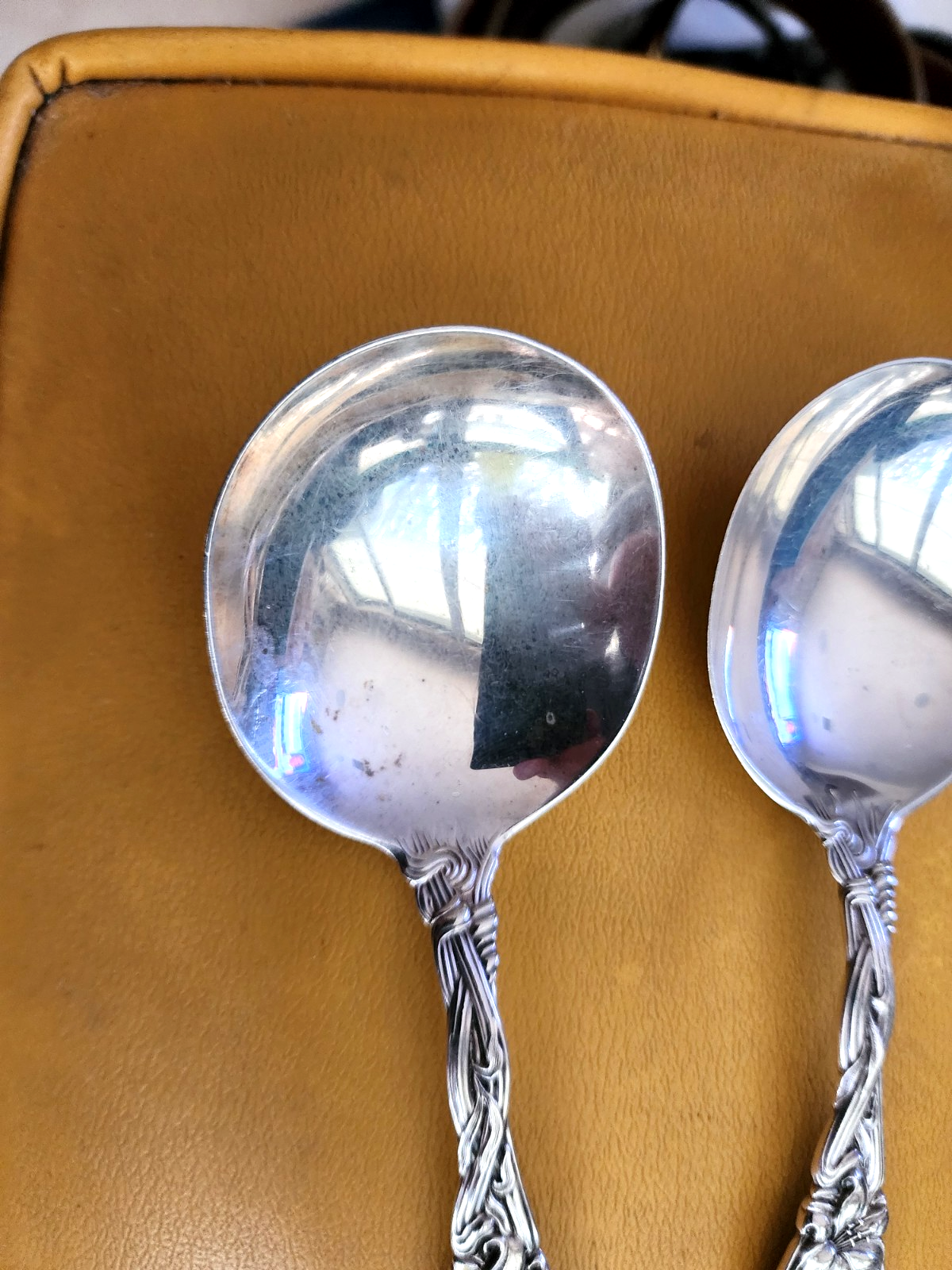 International Silver Sterling Frontenac Round Soup Gumbo Spoon