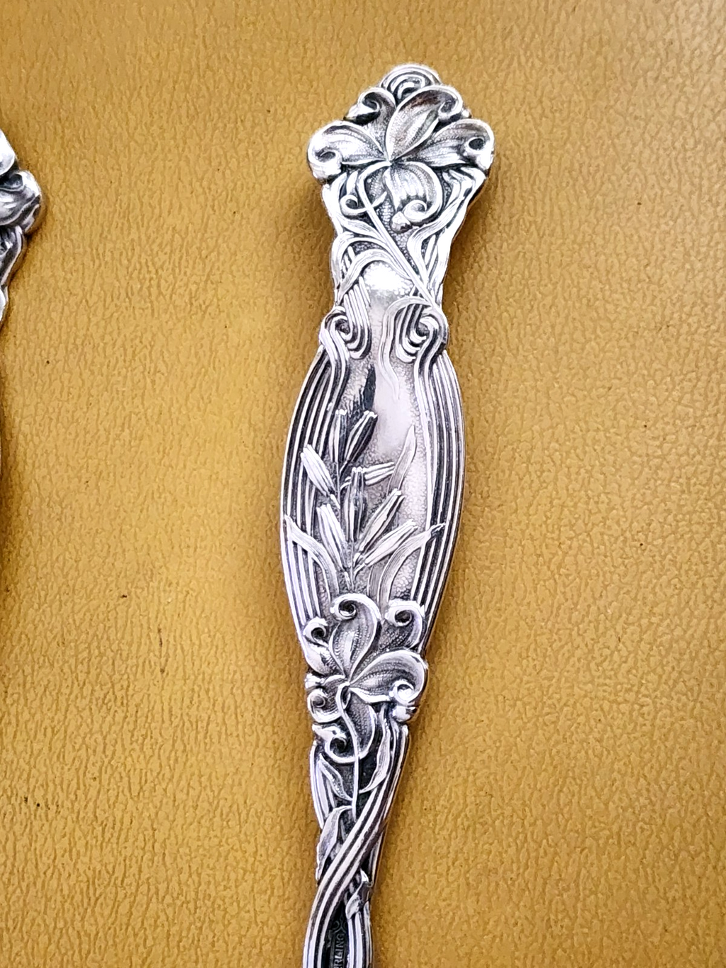 International Silver Sterling Frontenac Round Soup Gumbo Spoon