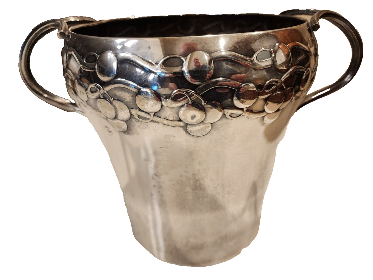 Vienna Berndorfer Metalware Factory Wine Cooler Bucket Circa 1880