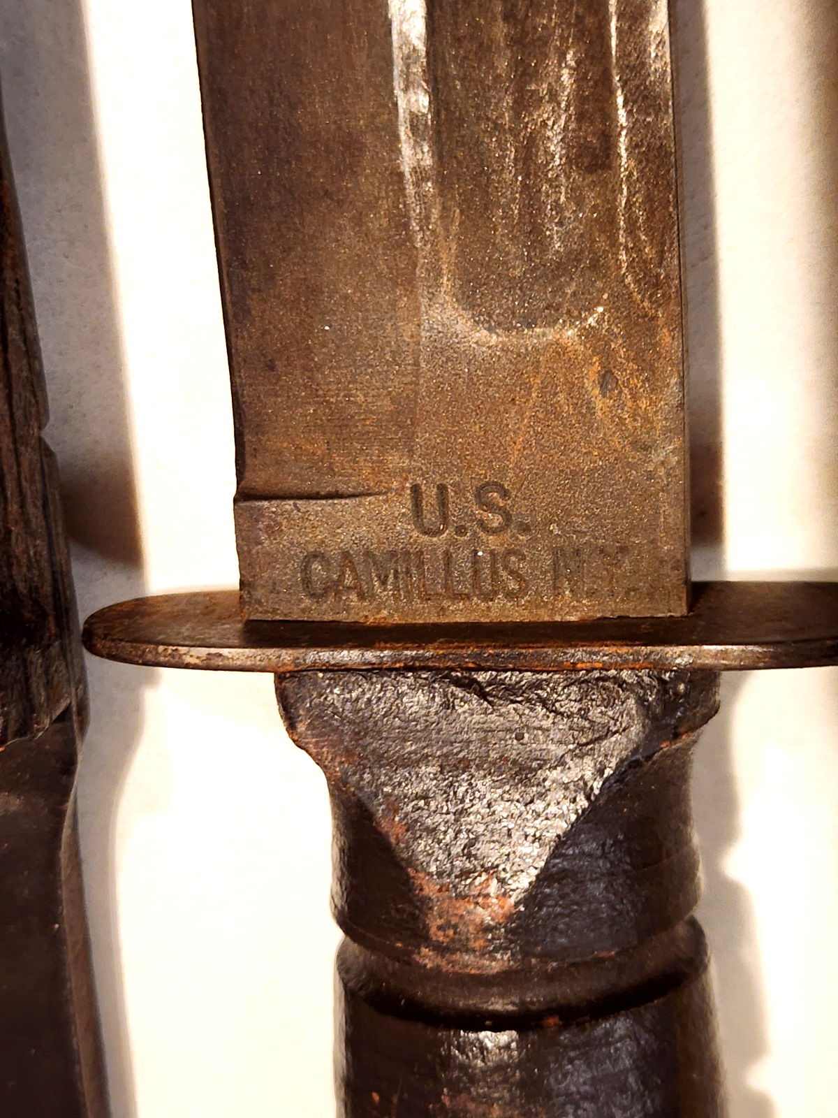 Vintage U.S. Camillus MK2 Fighting Knife with Sheath