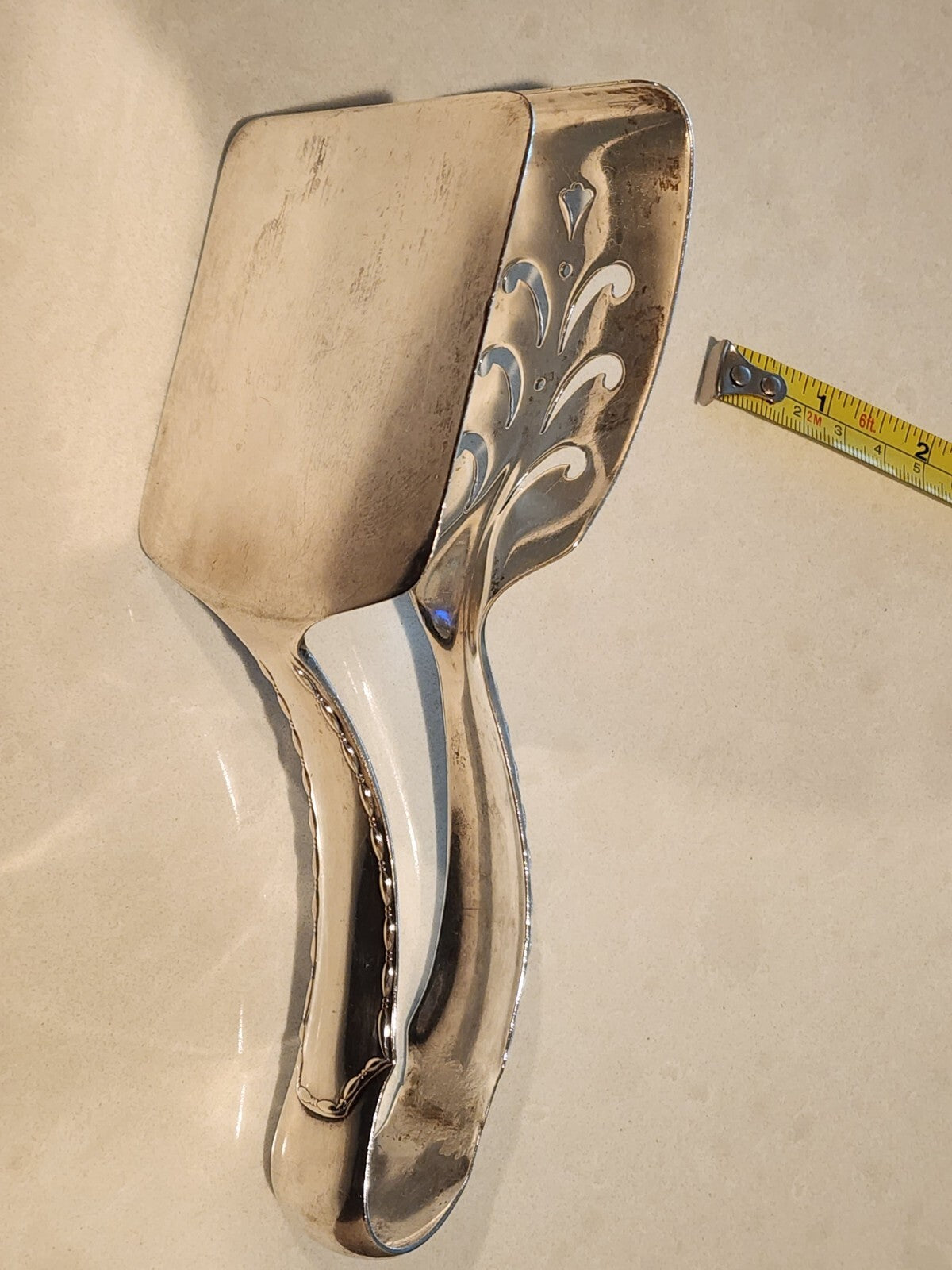 Antique Tiffany & Co. Sterling Silver Asparagus Server  Tongs 7/8"