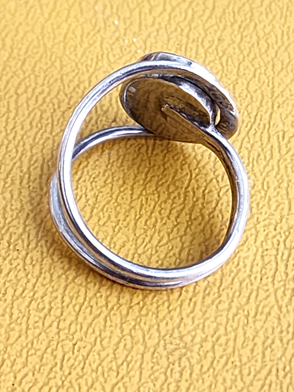 Large 1" Natural Blue Sodalite Gemstone Ring Oval .925 Sterling Silver Size 8.25