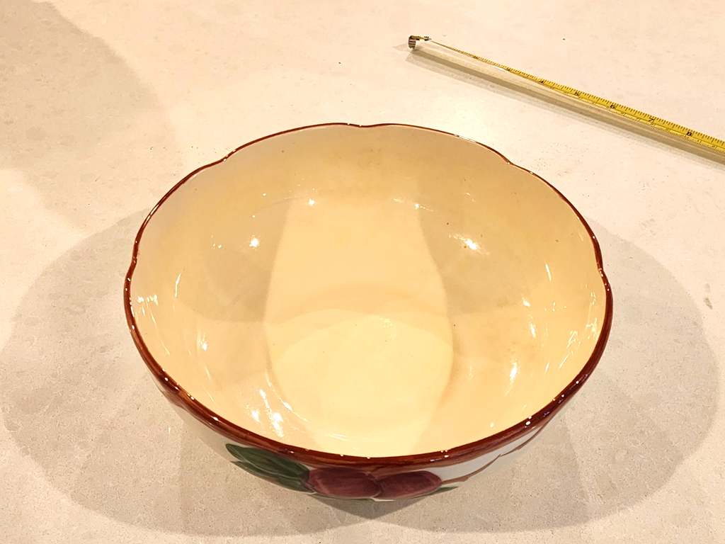 Franciscan Apple 8 1/2" Round Vegetable Footed Serving Bowl