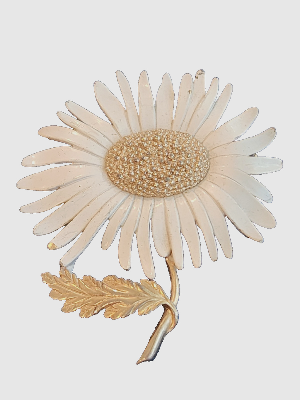 Signed Marvella Daisy Brooch Pin