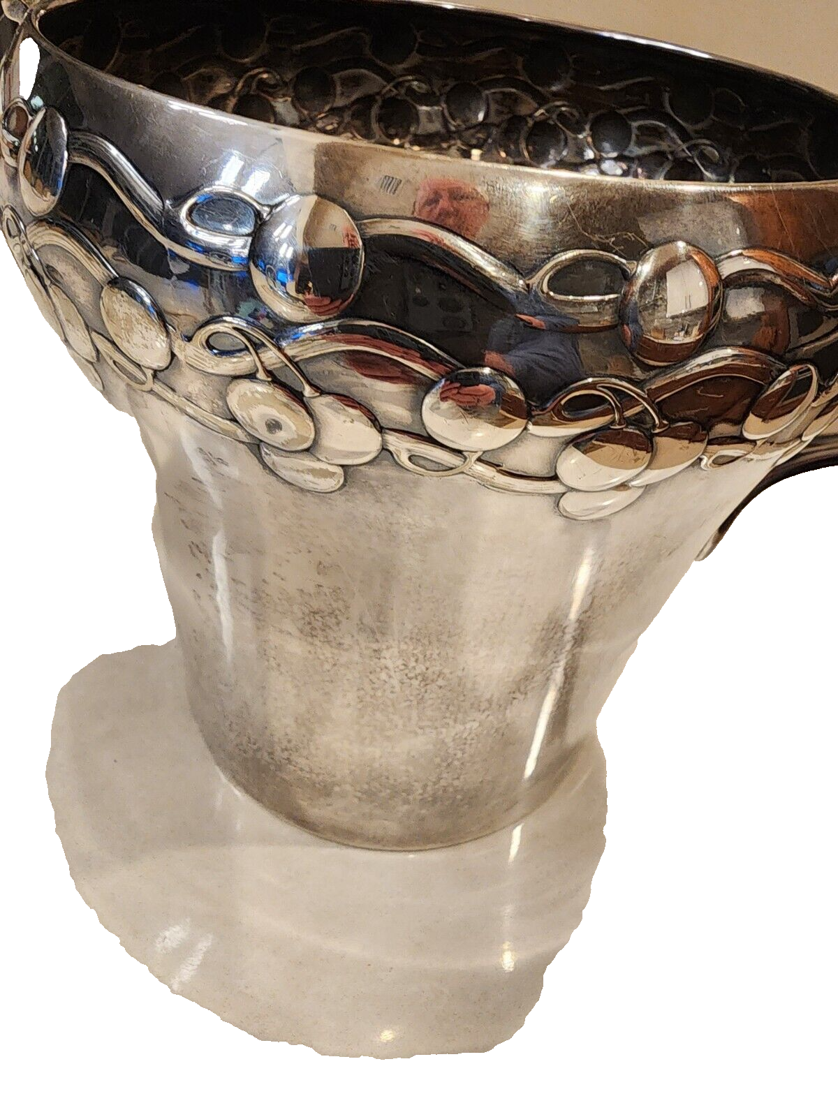 Vienna Berndorfer Metalware Factory Wine Cooler Bucket Circa 1880