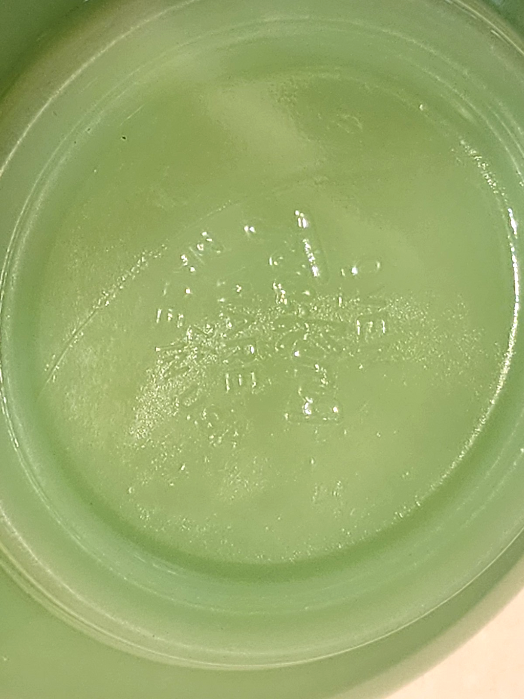 Vintage *JADEITE FIRE-KING 5” CHILI BOWL* Green Glass Ovenware Oven Ware