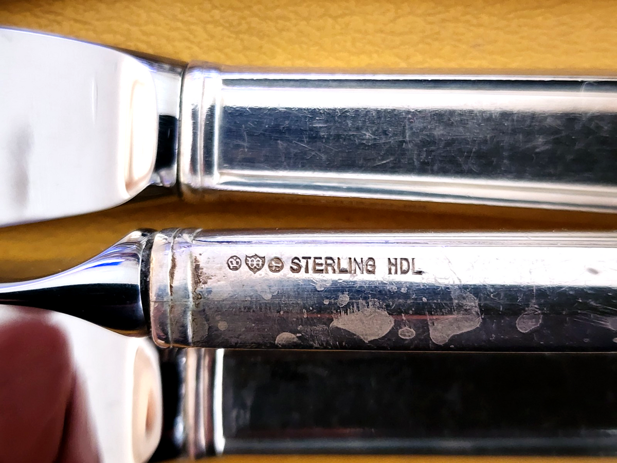 Juliana by Watson Sterling Silver 12 Knife Set Modern 8 3/4"