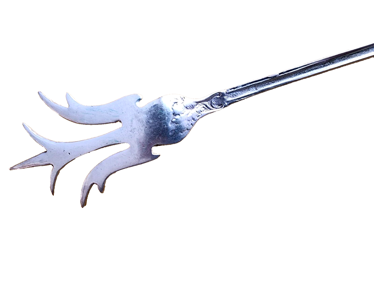 Whiting Silvercraft Sterling Silver Lily Pattern Lettuce Fork