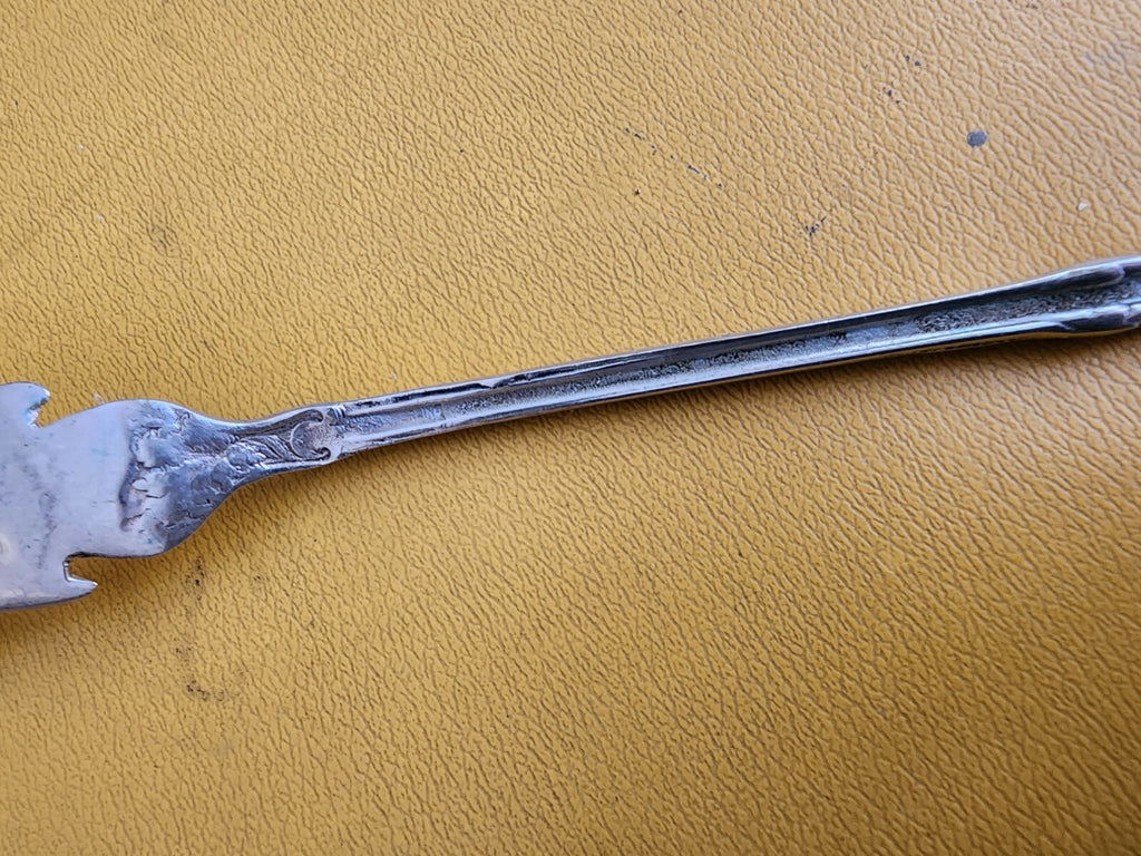 Whiting Silvercraft Sterling Silver Lily Pattern Lettuce Fork