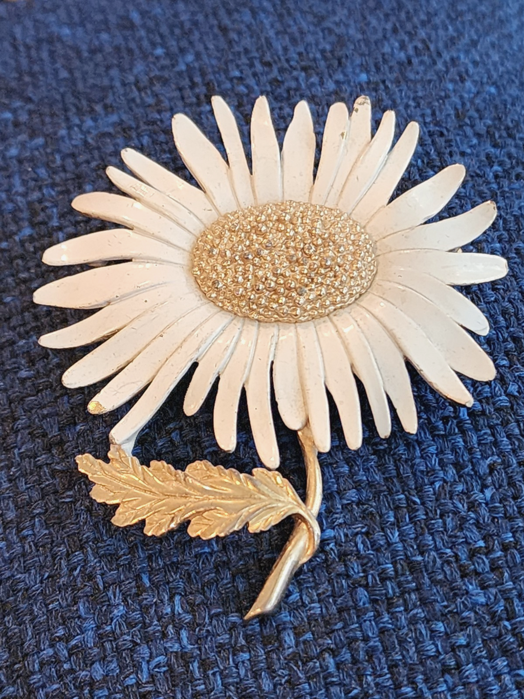 Signed Marvella Daisy Brooch Pin