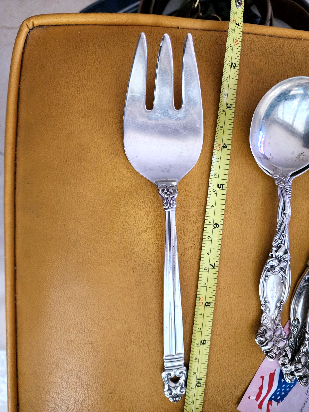 International Royal Danish Medium Solid Cold Meat Serving Fork 8 7/8"