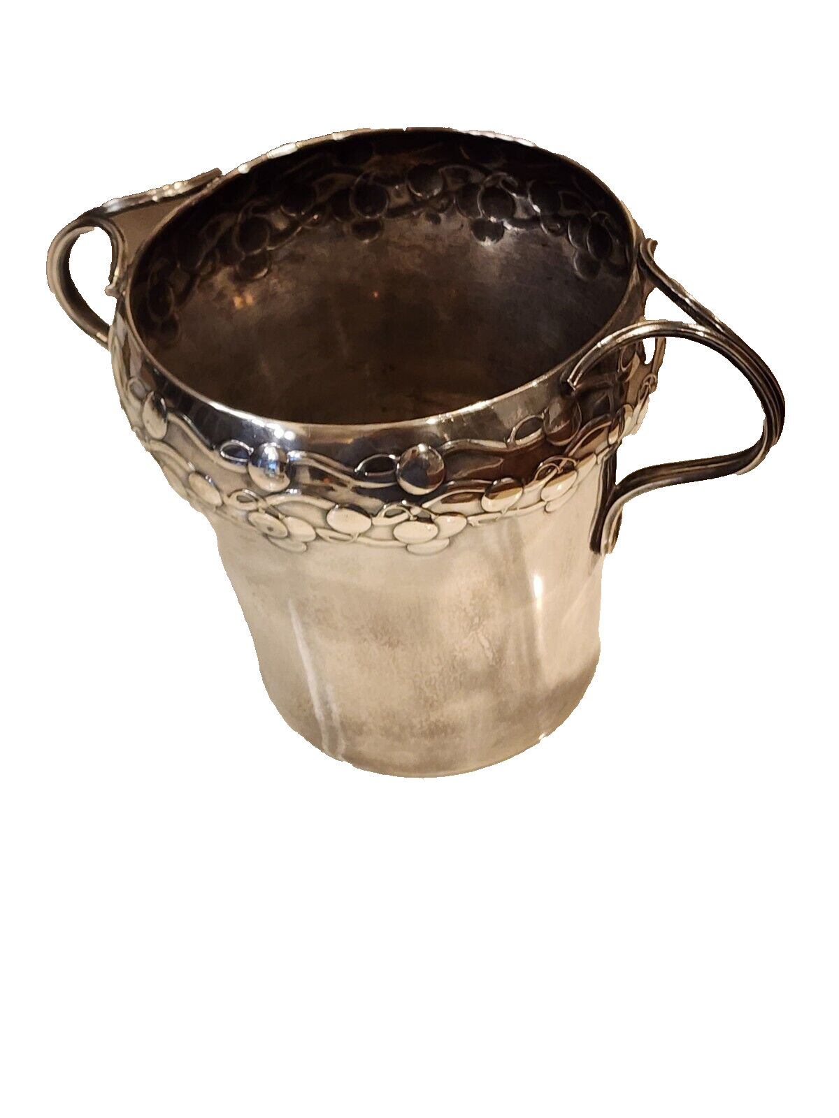Vienna Berndorfer Metalware Factory Wine Cooler Bucket Circa 1880