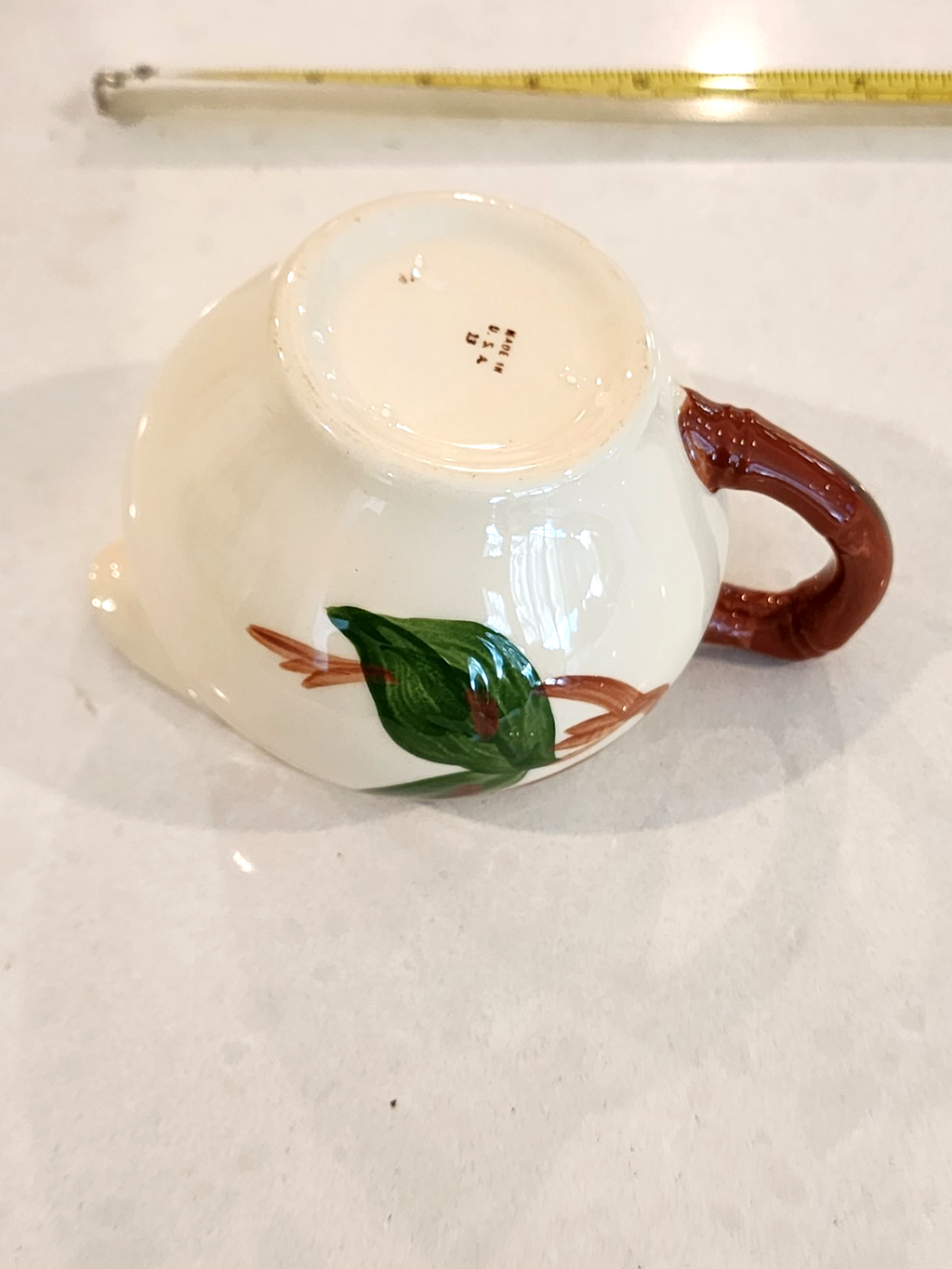 Vintage Franciscan Apple Creamer Hand Painted Ceramic