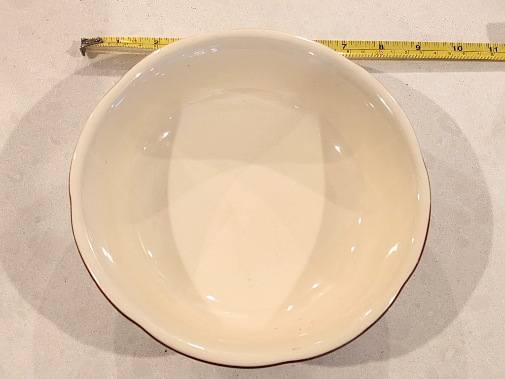 Franciscan Apple 7" Round Footed Vegetable Serving Bowl 7 5/8" No Chips or Flaws