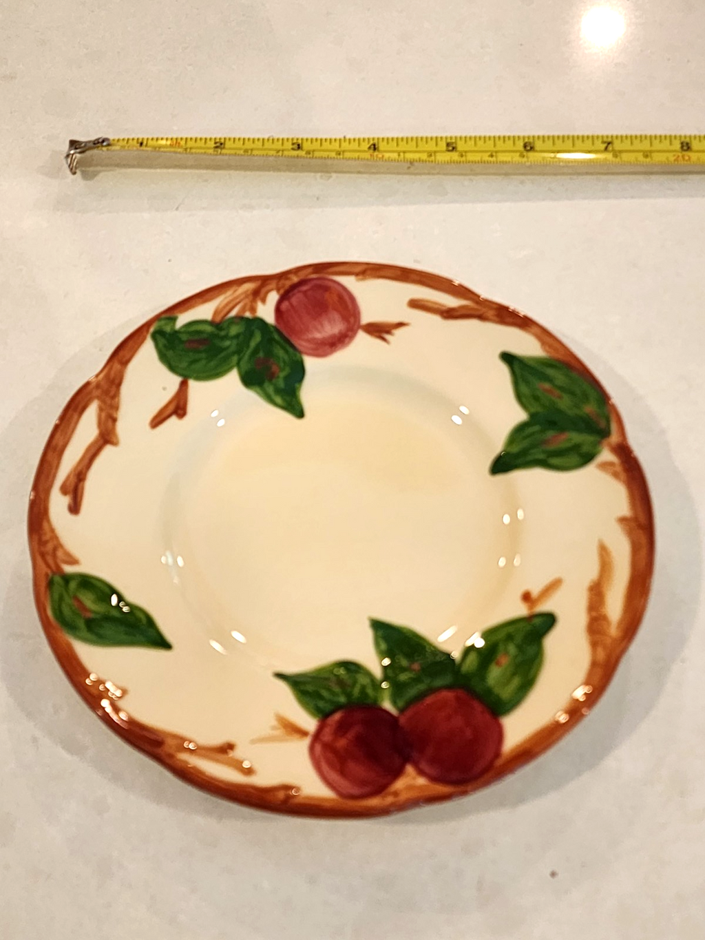 Franciscan Apple Ware Pattern Bread & Butter Plate 6.5" Hand Decorated USA