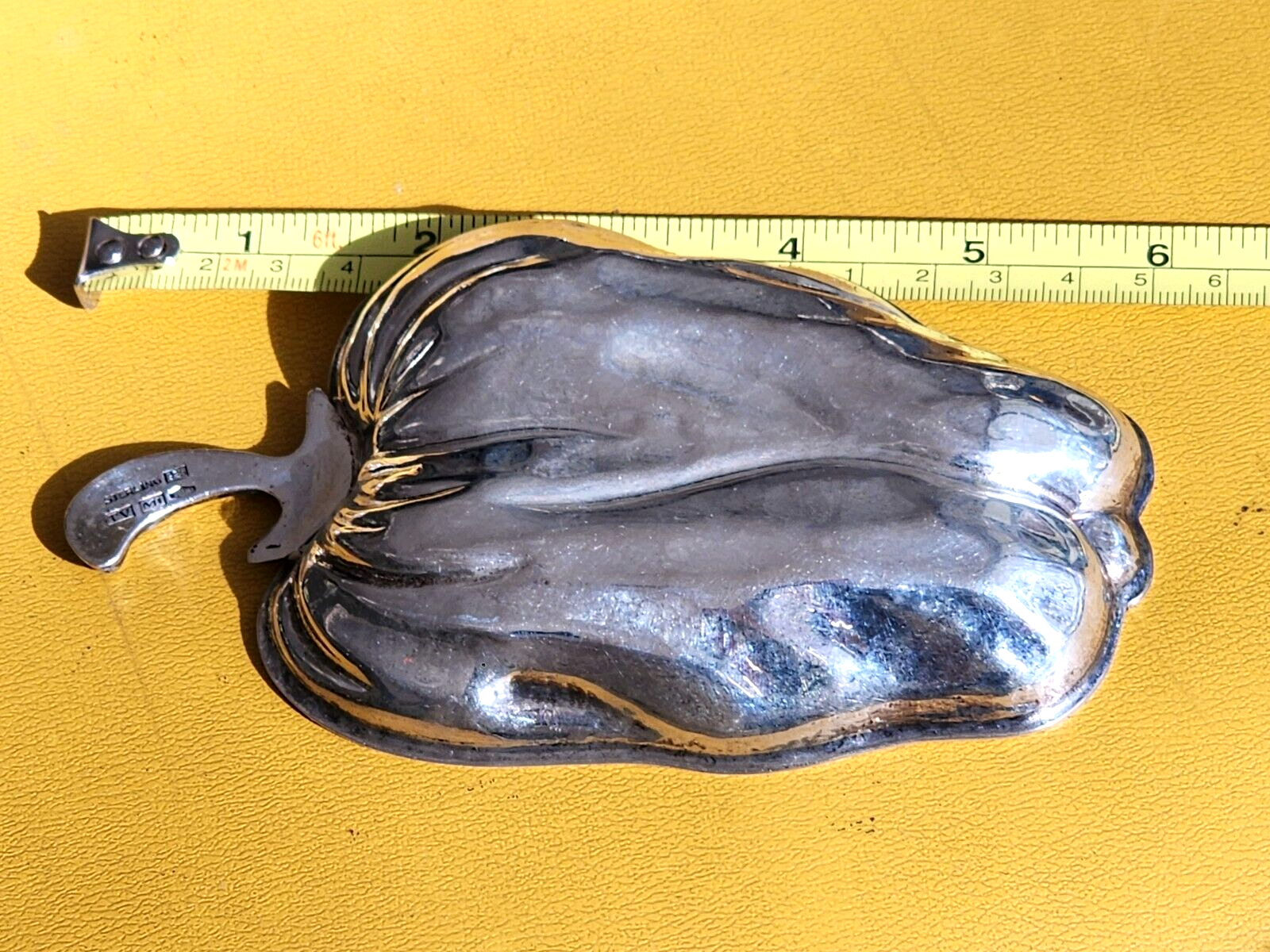 Antique Italian Sterling Silver 6" Pepper Dish