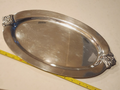 RARE INTERNALTIONAL ROYAL DANISH  STERLING SILVER W411 17" TRAY