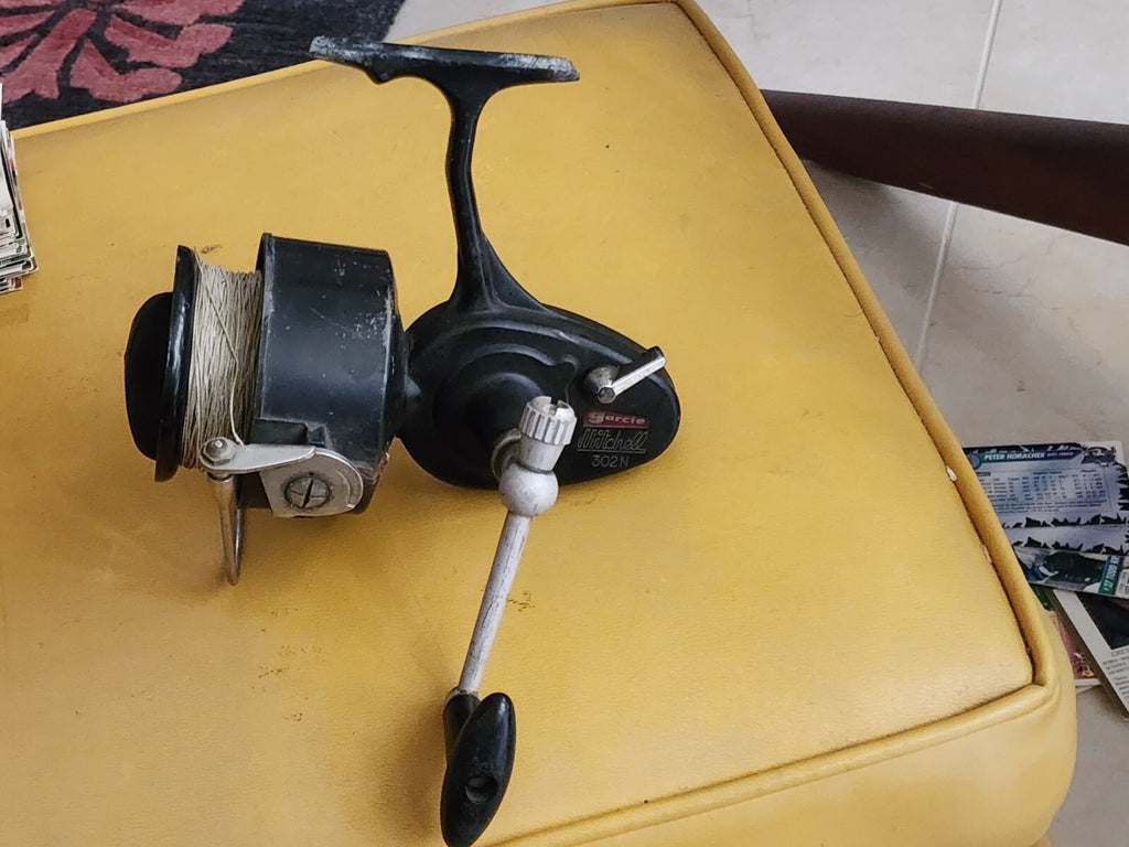 VINTAGE GARCIA MITCHELL 302N SALTWATER FISHING REEL FRANCE