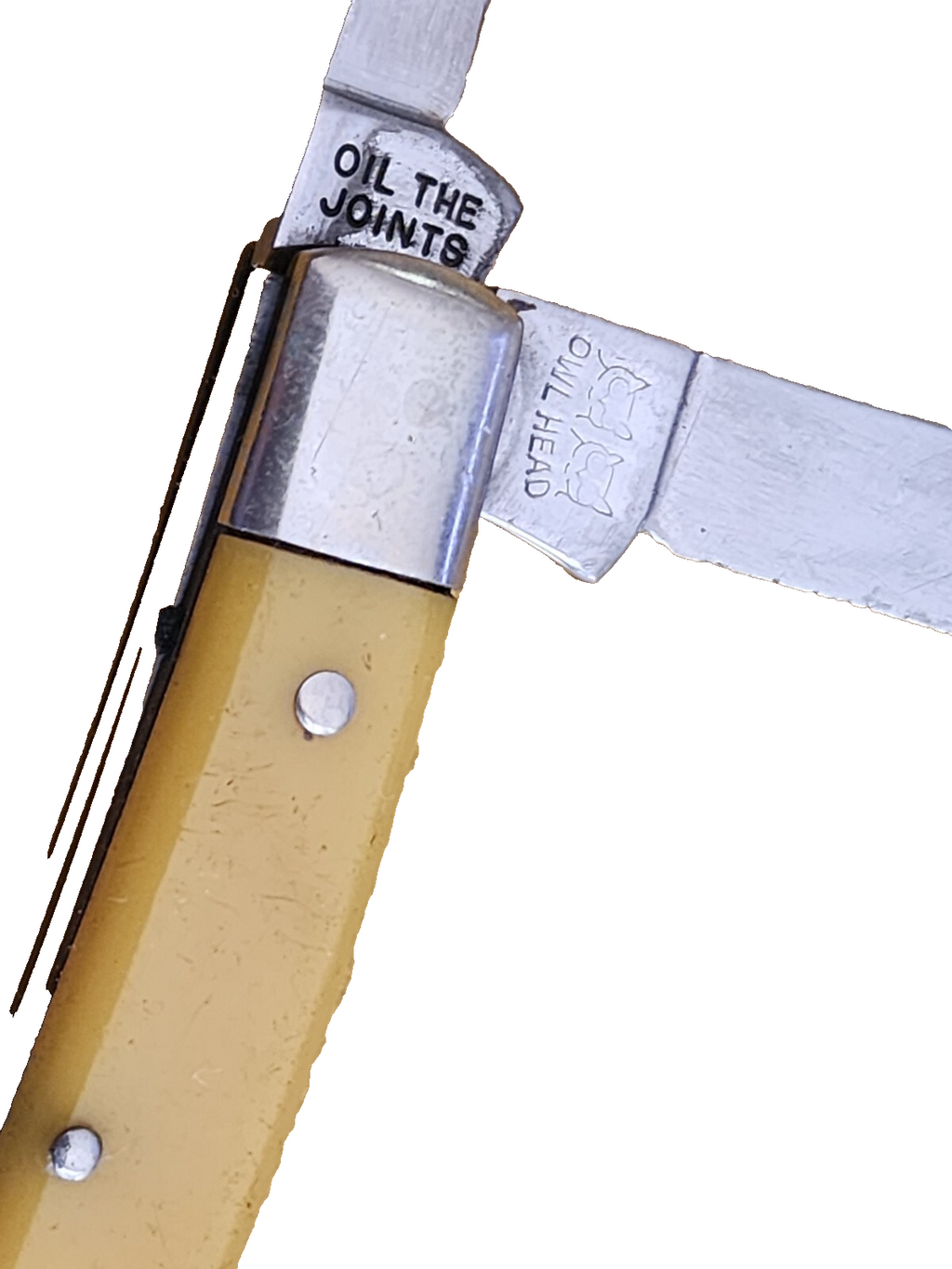 VINTAGE OWL HEAD 4 BLADE POCKET KNIFE MADE MUNICH GERMANY GOOD CONDITION
