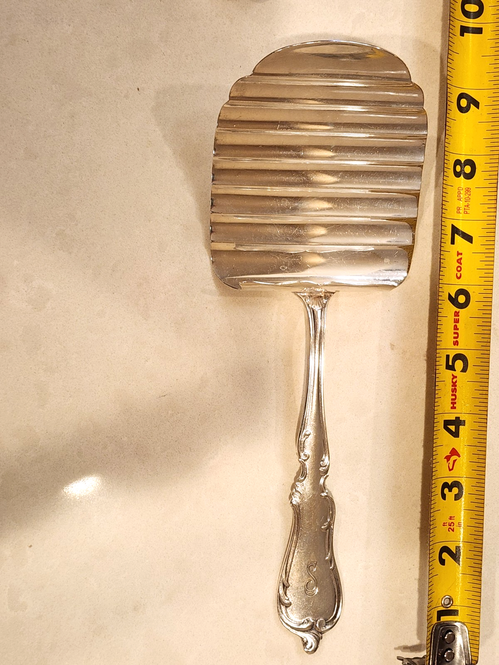 Asparagus Server 800 German Pattern Signed S Mono