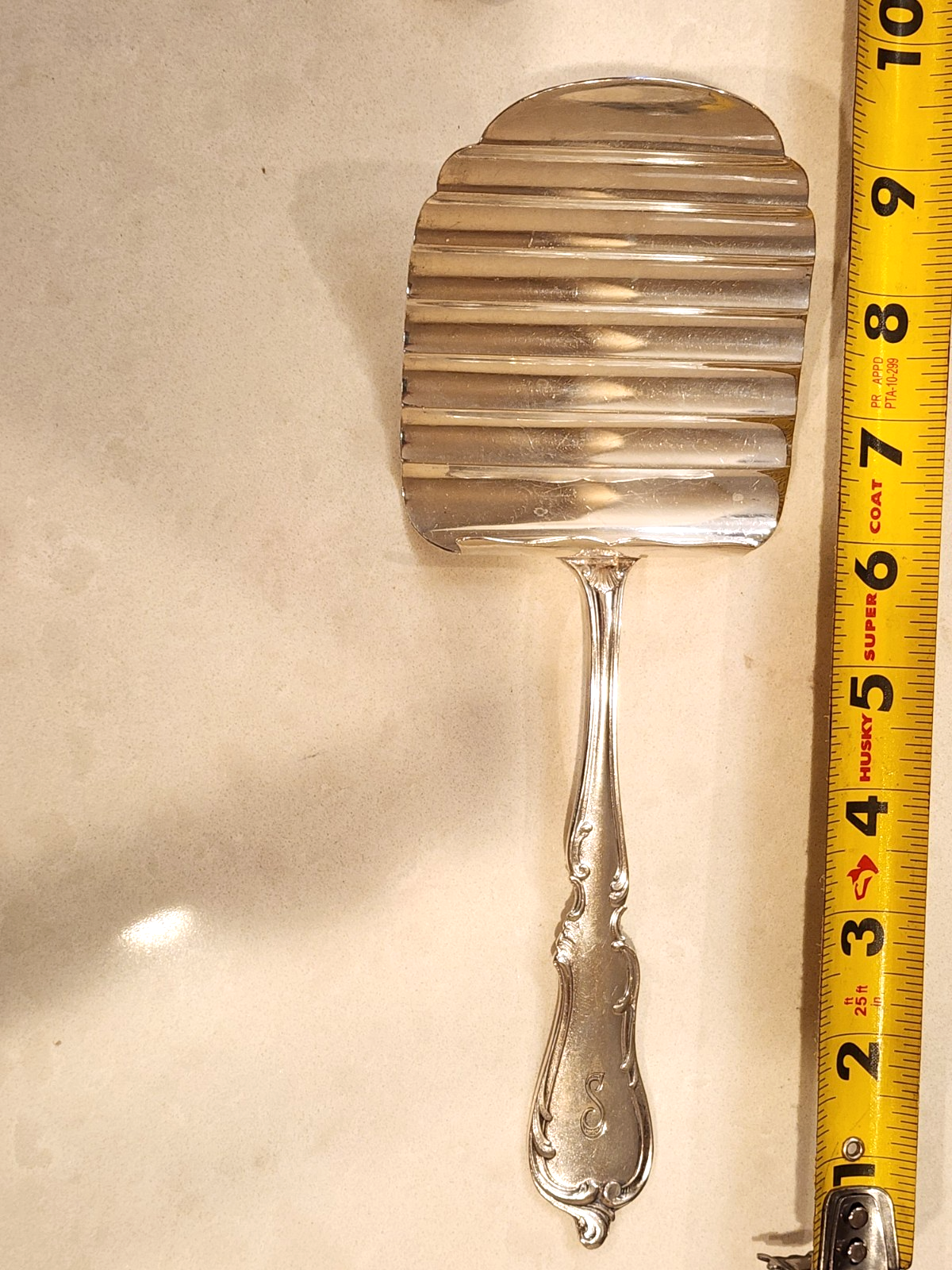 Asparagus Server 800 German Pattern Signed S Mono