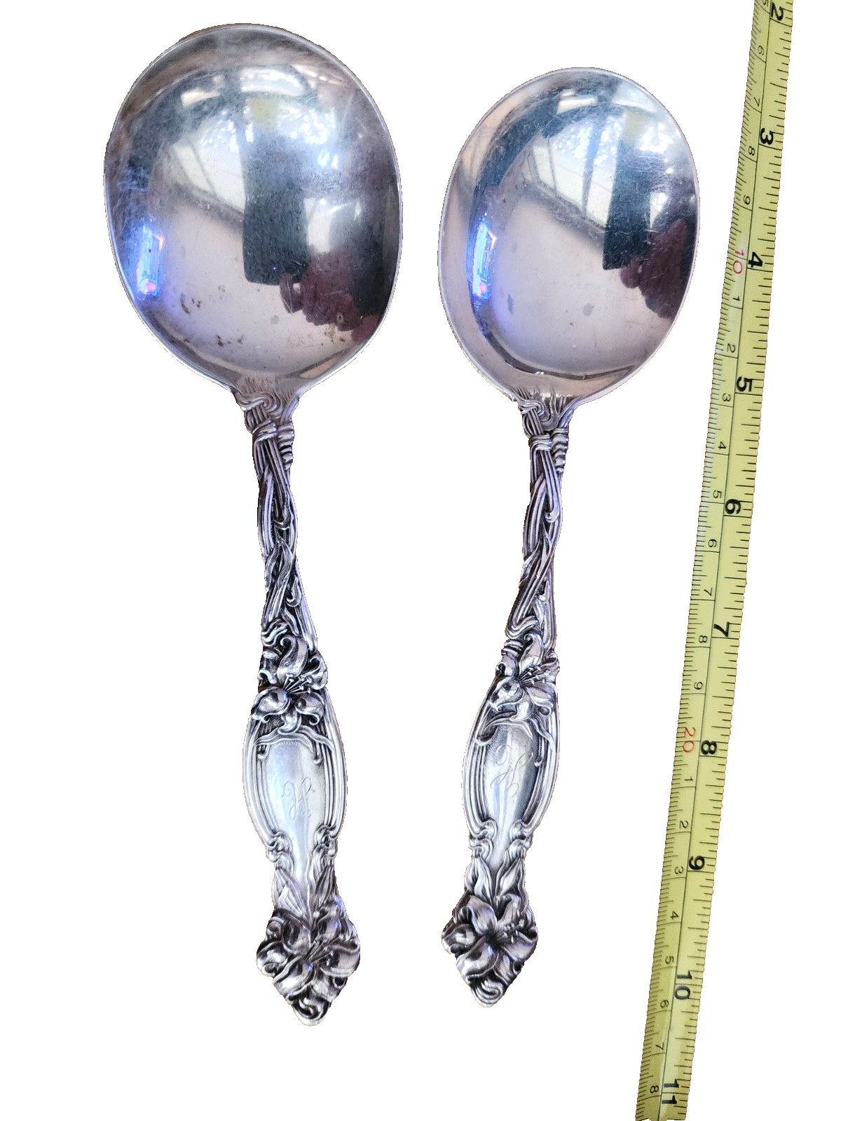 International Silver Sterling Frontenac Round Soup Gumbo Spoon